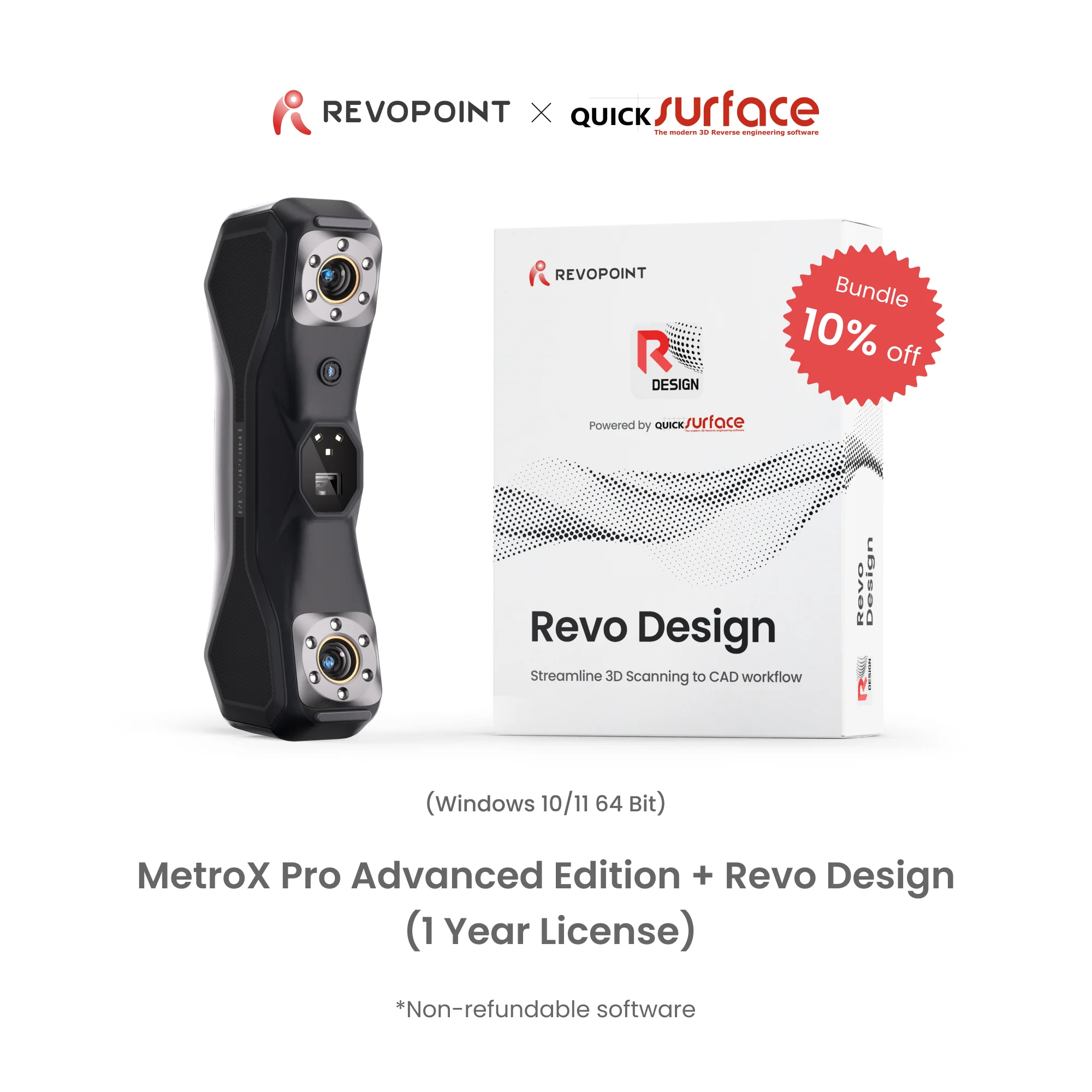 Revopoint MetroX & MetroX Pro: Blue Laser Line and Full-field Structured Light 3D Scanner - Image 10