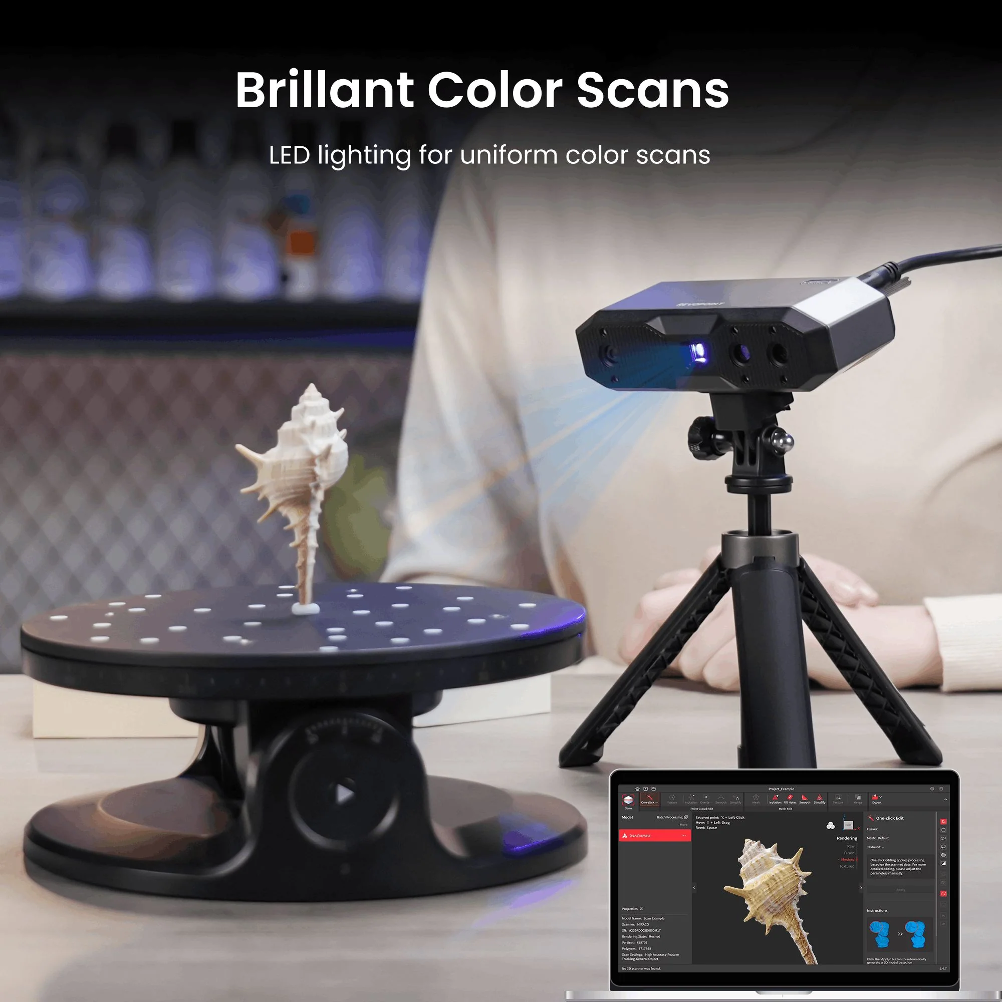 MINI 2 3D Scanner: Blue Light丨Precision 0.02mm - Image 11