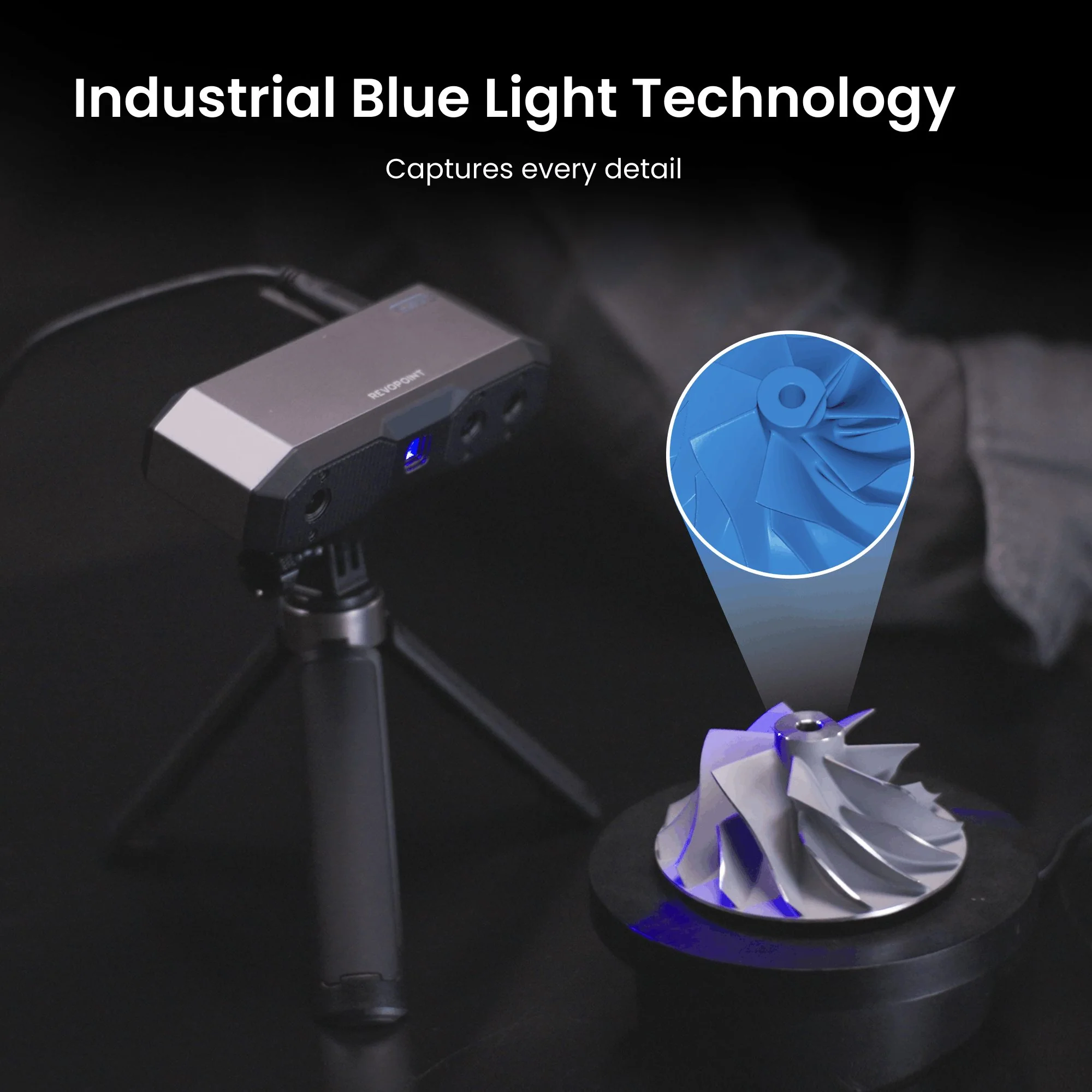 MINI 2 3D Scanner: Blue Light丨Precision 0.02mm - Image 9