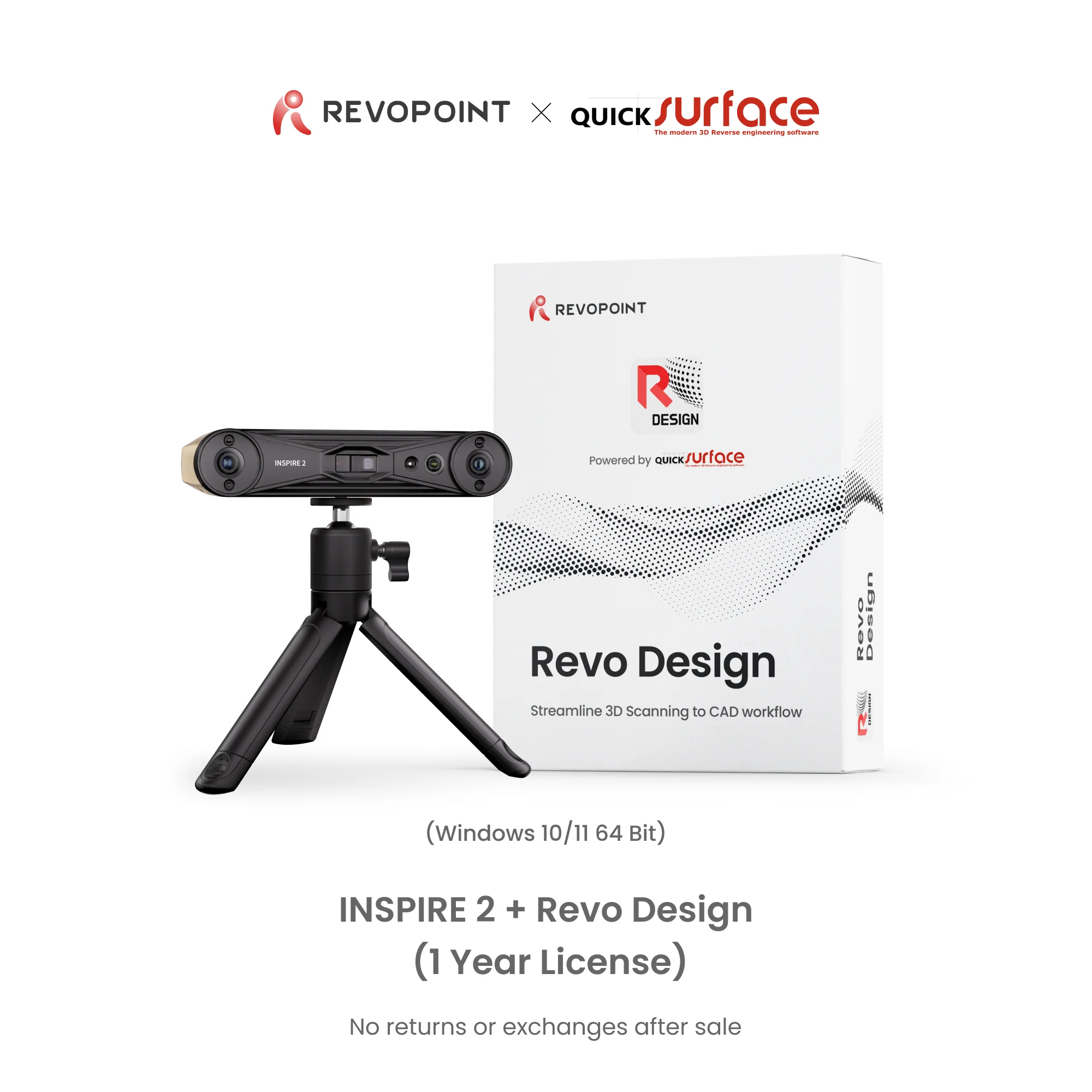 Revopoint INSPIRE 2: Wireless Infrared Laser and Structured Light 3D Scanner - Image 23