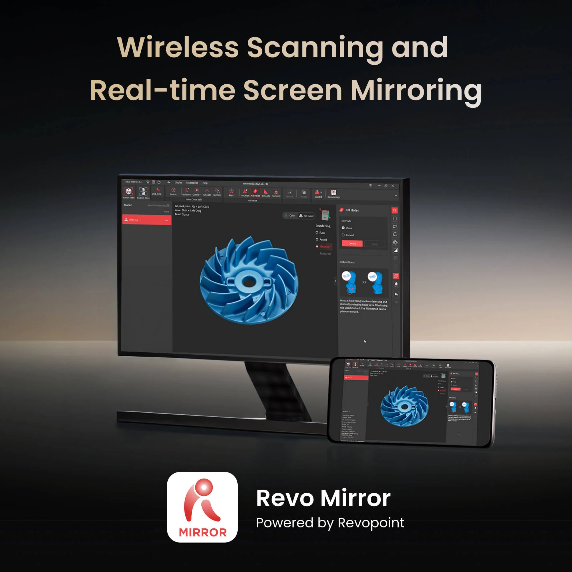 [Preorder]Revopoint MetroY Ultra: High-Performance Wireless 3D Scanner for Small to Medium Workpieces - Image 17