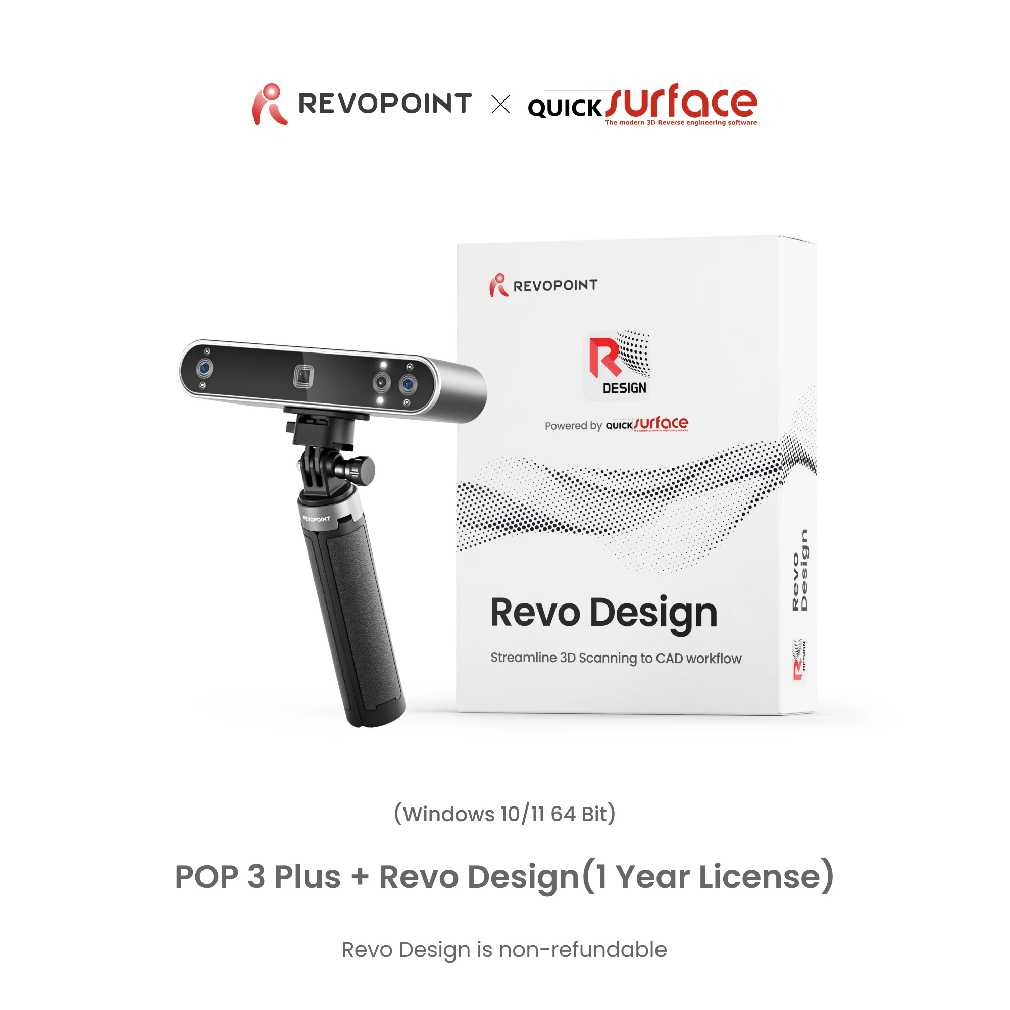 POP 3 Plus: The Handheld 3D Scanner with Color Scans - Revopoint - Image 7