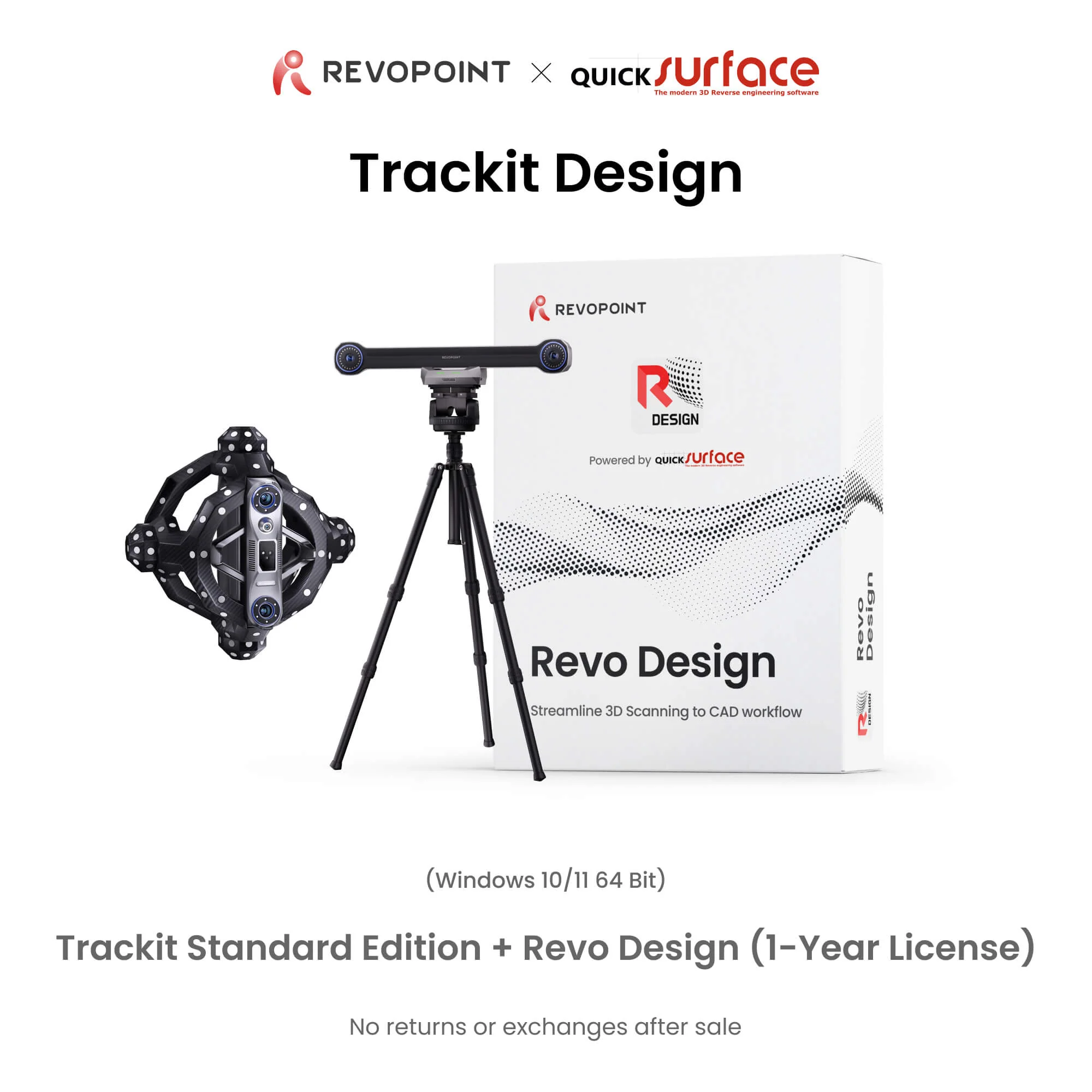 Revopoint Trackit: Optical Tracking 3D Scanner for Marker-free Scans - Image 8